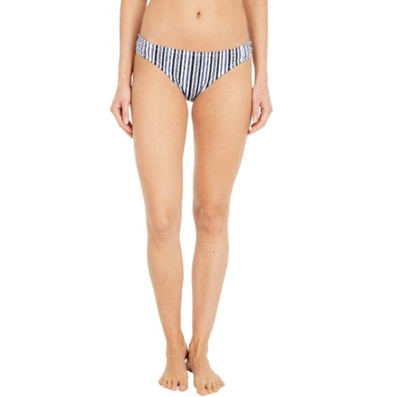Jessica Simpson Women's Shadow Multi Striped Hipster Swim Bottoms Size XL - Picture 1 of 8